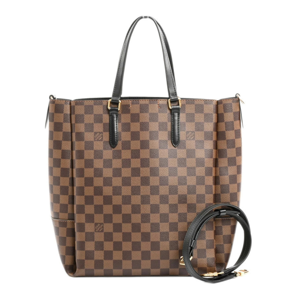 Louis Vuitton Vermont Nv Tote Bag Leather Brown